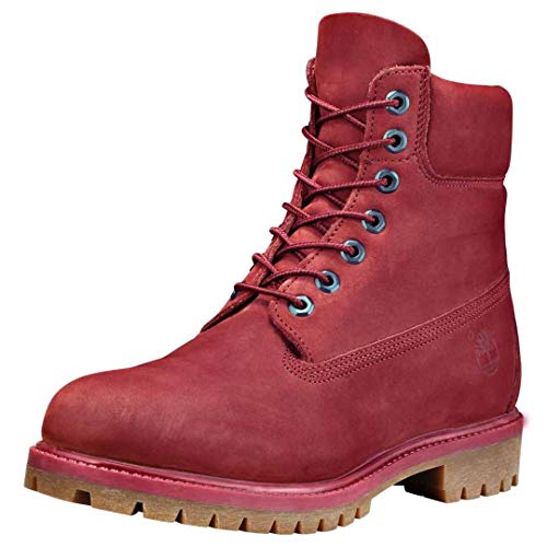 Image of Timberland Mens 6-Inch Premium Waterproof Pomegranate Boot - 11.5 M