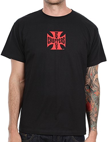 West Coast Choppers - Camiseta - Casual - para hombre Negro XXX-Large