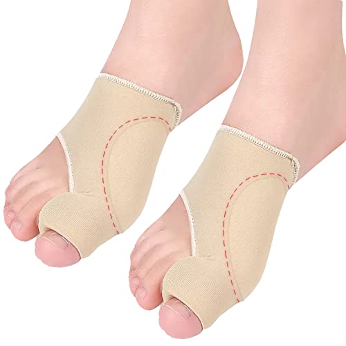 Bunion Corrector,Orthopedic Bunion Splint,Big Toe Separator Pain Relief,Sleeve for Hallux Valgus Bunion Pain Relief-Non-Surgical Correction-Hammer Toe Straightener-Forefoot Pads for Women &Men