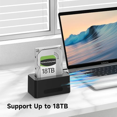Image of ANYOYO SAS to USB 3.0 Adapter, 2.5 /3.5 inch External SATA /SAS Enclosure USB-A /C Cable, HDD SSD Enclosure with 12V /2A Power Adapter, Support up to 18TB