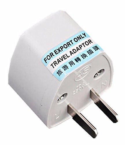 ANRANK 2 Pack UAE25010AK High Performance Universal UK/EU/AU to US Adapter Travel Power Plug Adapter Converters3