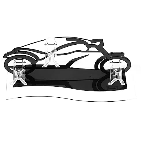 GRIRIW Acrylic Motorcycle Shaped Sunglasses Stand Slot Eyewear Display Rack Unique Glasses Holder for Desk Countertop Sunglasses Organizer for Home Office