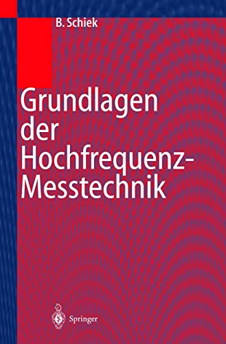 Preisvergleich Produktbild Grundlagen der Hochfrequenz-Messtechnik