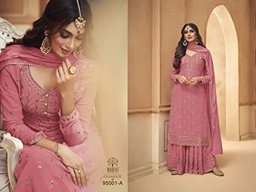 Elegant Pink Ready to Wear Salwar Suit for Women - Perfect for Weddings and Parties, Size Small - Image 3