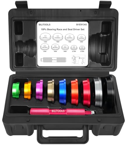BILITOOLS Bearing Press Kit, 10 Piece Bearing Race and Seal Drive...