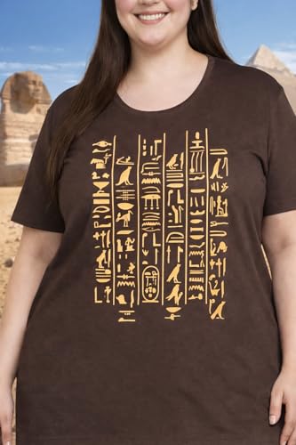 Image of In Love Women's Plus Size Longline T-Shirt with Side Pocket, 3 /4 Sleeve, Crew Neck