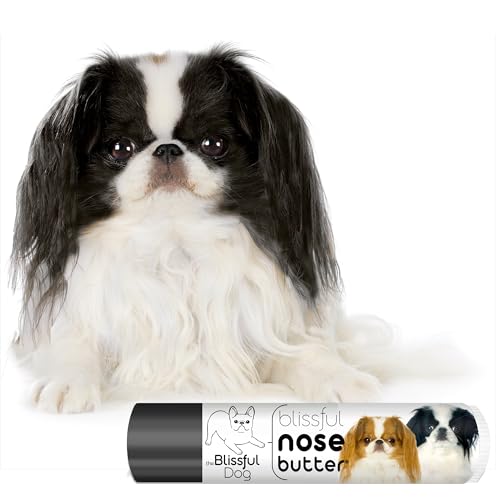Image of The Blissful Dog Japanese Chin Nose Butter for Dry, Cracked Skin, Lick-Safe Dog Nose Balm with Moisturizing Shea Butter, Almond, Olive, and Essential Oils, Pet Supplies, Uncented, 0.15 oz.