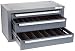Huot 13575 Three-Drawer Tap Dispenser Cabinet for Metric Sizes 3 mm to 24 mm