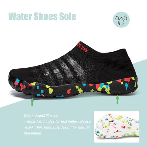 TOLLN Quick-Dry Barefoot Water Shoes for Men, Women & Youth – Versatile Aqua Socks for Beach, Pool, Kayaking, Hiking, Surfing, Yoga & Outdoor Sports4