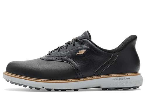 Skechers Women's Slip-Ins Waterproof: Go Golf Prestige Sl Golf Shoes In Black/Gold, Size 7 | Leather/Synthetic/Textile, Arch Fit - 4