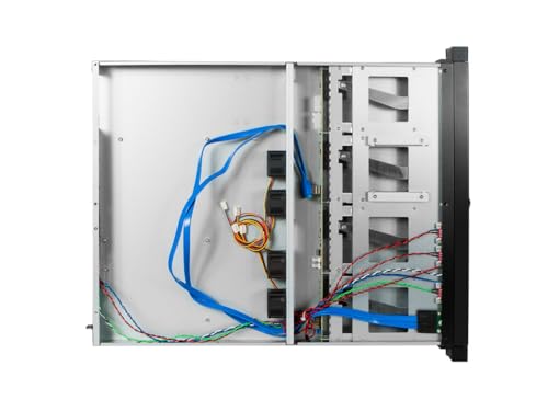 Chasis para servidor rackmount C-140SS de iStarUSA, 1U, 4 bahías sin bandejas, color negro, material aluminio miniatura 4