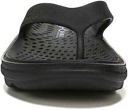 Ryka Womens Rest Ez Recovery Sandal Flip-Flop, Black, 12 US | Image 2