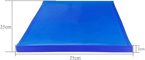 Miniatura 6 de Aiuphing Almohadilla de gel, gel universal para asiento de motocicleta, alfombrilla de absorción de impactos, espuma suave y fresca, cojín para