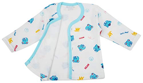 Image of Dowin Cotton Rich Front Open Baby Night Suit