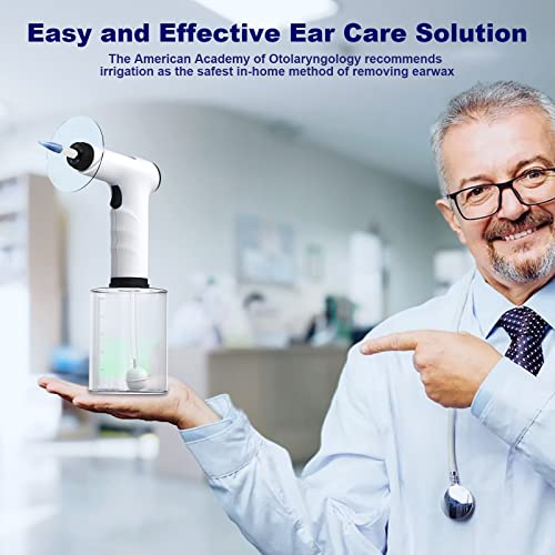 Electric Ear Wax Removal Kit With Softspray Safe And Effective Ear Cleaner With 4 Pressure Settings For Ear Wax Buildup Complete Ear Cleaning Irrigation Kit For Adults And Kids, Black #TOP4