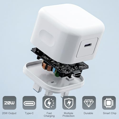 Chargeur pour iPhone 15 Pro Max bloc secteur USB C charge rapide durable - 5