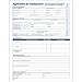 TOPS 3288 Comprehensive Employee Application Form, 8 1/2 x 11 (Pack of 25 Forms)