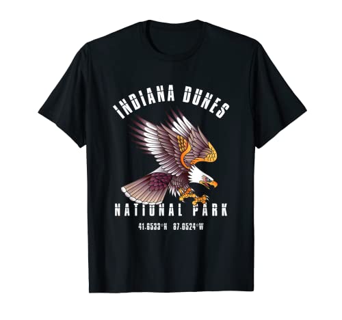 Retro Vintage Indiana Dunes National Park USA Vacaciones Regalo Camiseta