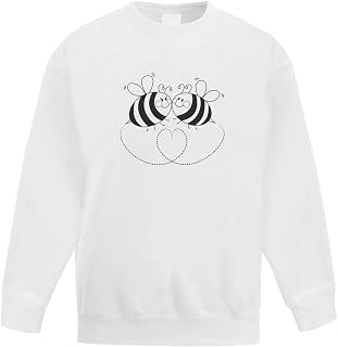 Azeeda 'Love Bees' Kid's Sweatshirt/Jumper (14-15 Years) (KW00024660)