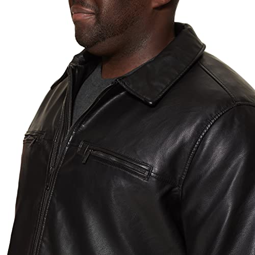 Image of DOCKERS Men's James Faux Leather Jacket (Regular, Big & Tall Sizes)
