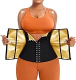 TrainingGirl Waist Trainer for Women Lower Belly Waist Trimmer Corset Tummy Wrap Workout Sweat Belt Band Sports Sauna Suit
