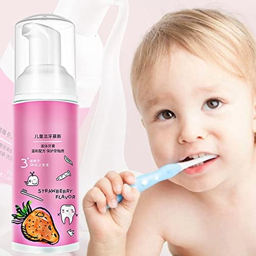 Amazon フルーツフレーバー クリーニング トゥース フォーム フレッシュ ブレス クリーニング 歯の汚れ 歯磨き粉 虫歯の少ない