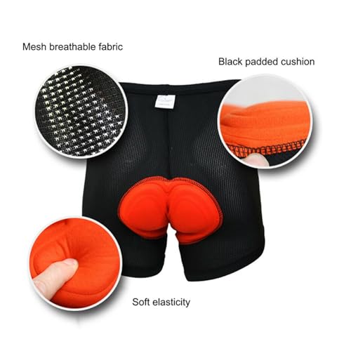 Calzas ciclismo con relleno 3D para hombre azul M miniatura 4
