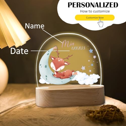 Lámpara de noche personalizada LED para niños miniatura 3