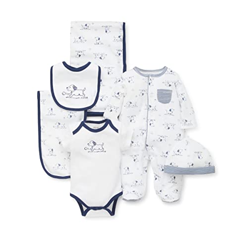 Little Me Baby Boys Baby Gift Layette Set, Puppy Toile, Newborn US