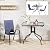 TLSUNNY Patio Dining Set 5 Pieces, All Weather Outdoor Furniture W/30"X 30" Table and 4 Stackable Textilene Chairs, Metal Table and Chairs for Lawn, Garden, Poolside, Backyard (Umbrella not Included)