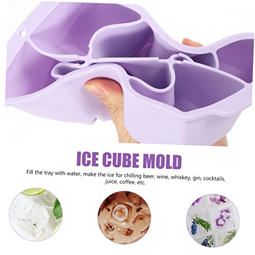 Molde para cubitos de hielo cuadrado pequeño PRETYZOOM miniatura 6