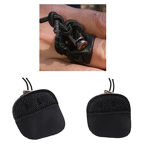 Kesoto 2Pcs Durable Finger 3 Under Tabs For Left Right Hand #TOP3