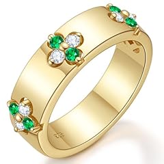Premium Moissanite+Emerald