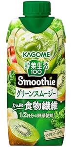Amazon.co.jp: カゴメ 野菜生活100 Smoothie(スムージー) スイカ