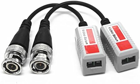 Quanmin 2PCS/1lot 1channel passive video transceiver Twisted Pair Transmitter UTP CAT5 for CVI/TVI/AHD CCTV Camera System