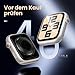 LϟK 6 Stücke Schutzfolie für Apple Watch Series 6/5/4 SE 3/2/1 40mm und Apple Watch Series 9/8/7 41mm Folie - Blasenfrei Kratzfest Anti Kratz HD Klar TPU Displayschutzfolie