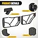 Nilight Tube Doors Compatible with Ford Bronco 4-Door 2021 2022 2023 2024 2025，Off Road Front Rear Tubular Doors 4PCS