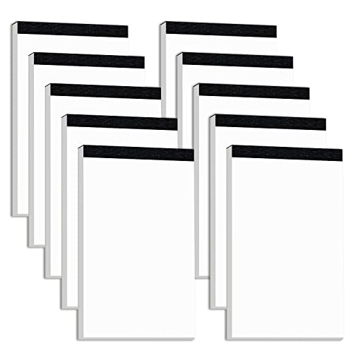 Blocs-notes en papier 7,6x12,7 cm en lot de 10 pour vos notes quotidiennes