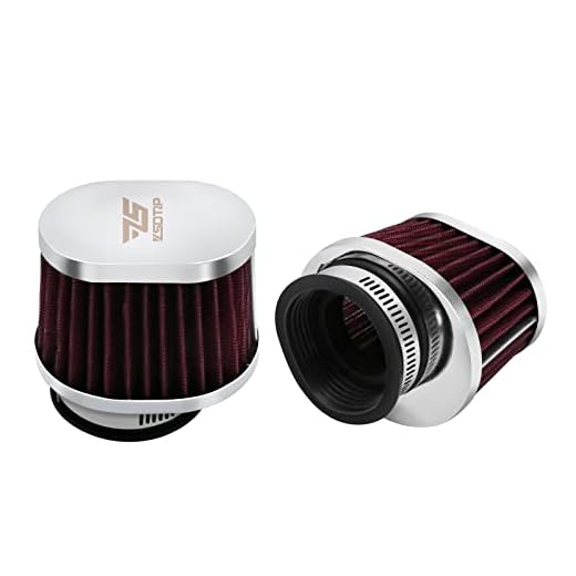 2PCS Motorcycle Air Filter Universal 42MM Replacement Engine Filter Dirt Bike High Performance Air Filters Fit Motocross Carburetor Cleaner for Pit Bike Scooter Moped YAMAHA HONDA SUZUKI KAWASAKI ATV