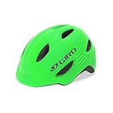 Giro Scamp MIPS Youth Recreational Cycling Helmet - Green/Lime Lines (2021), Small (49-53 cm)
