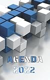 AGENDA 2021 2022: DESIGN  3D  CUBE  CONCEPTION  ARCHITECTE  Planificateur Journalier et Semainier  Septembre 2021 à Septembre 2022  Format idéal pour emmener en cours