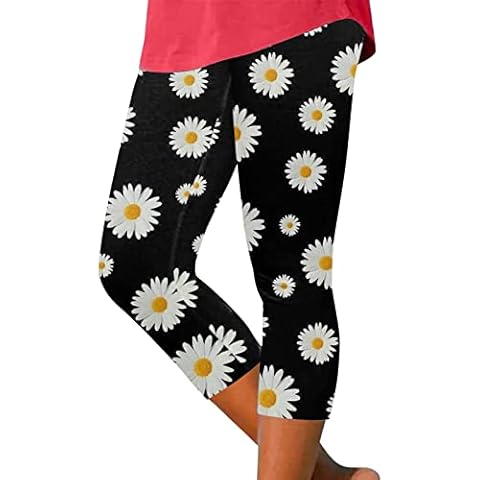 Ladies Floral Print Stretch Trousers Cover