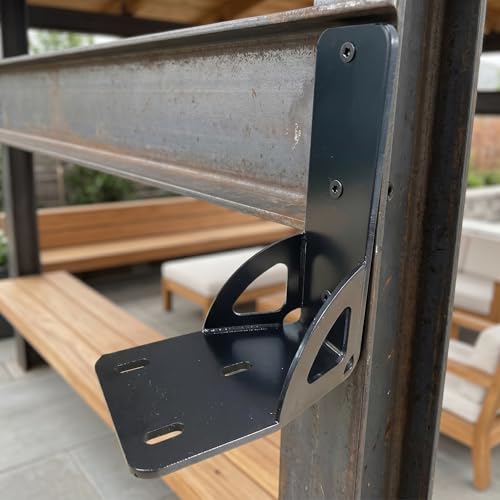Toldo resistente con soporte y estructura reforzada para patios y jardines 8