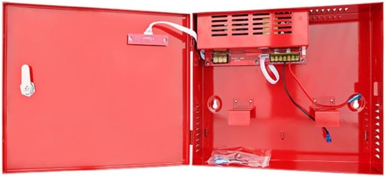 Eversecu 24V 5A 120W Fire Alarm Power Supply - Uninterruptible Backup Function (Battery Not Included) for Fire Damper, Smoke Vent, Indicator, Fireproof Gates