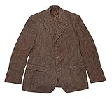 Ralph Lauren Polo RRL Mens Brown Herringbone Wool Blazer Sportcoat Italy 42L $1395