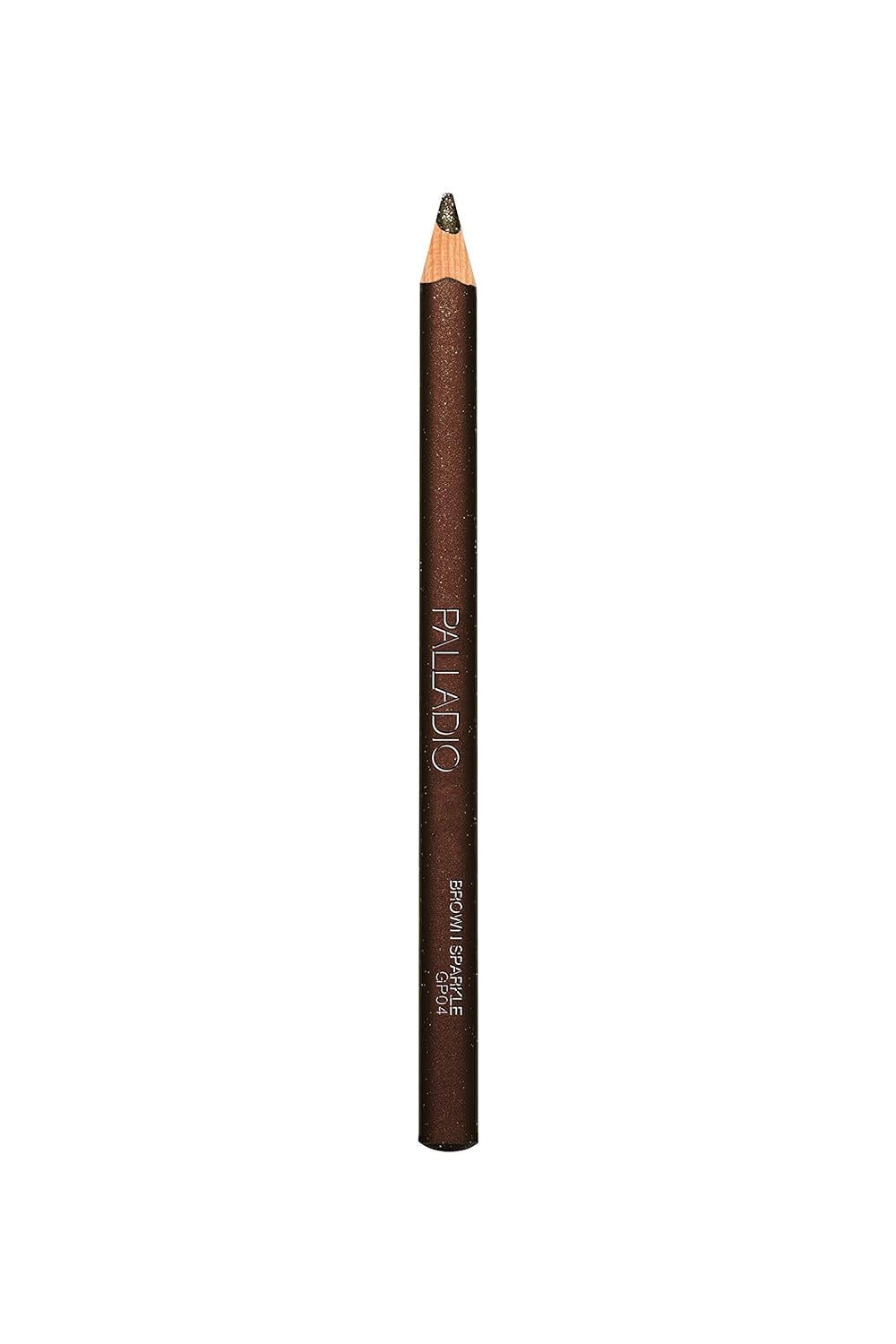 Palladio Beauty Glitter Pencils | Long lasting Creamy Cosmetic Pencil | Shimmer Eye Liner | Buttery Smooth Tip | Professional Makeup Glittery Pencil | Brown Sparkle