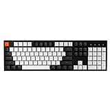 Keychron C2 Full Size Wired Mechanical Keyboard for Mac, Hot-swappable, Gateron Brown Switch, White Backlight, 104 Keys ABS keycaps Gaming Keyboard for Windows,Type-C Braid Cable