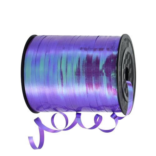 Ruban Violet Ballon, Ficelle pour Ballon,500 Yard Cadeau Rubans Curling, Fil Ballons Anniversaire pour Décoratif Cadeau Accessoire De Décoration & Bricolage...