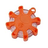 【Hochwertiges Material】 - LED-Straßenfackeln bestehen aus ABS-Schutz, wodurch die LED-Warnleuchte bruchsicher, bruchsicher und regensicher ist und sich perfekt für Notfälle im Kofferraum oder für Fahrräder eignet.
