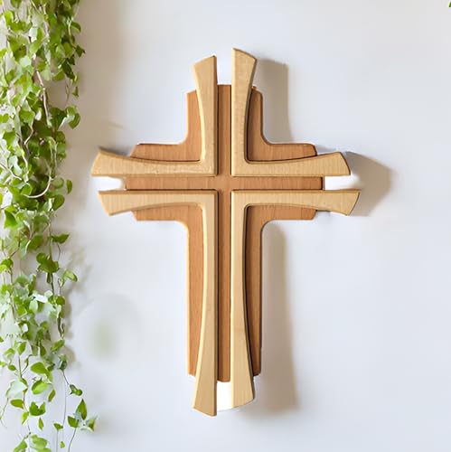 Holzkreuz Kaltner Präsente – Wandkreuz aus echtem Buchenholz